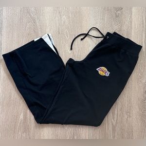 Concept Sports LA Lakers Wide‎ Leg Lounge Pants Sz M